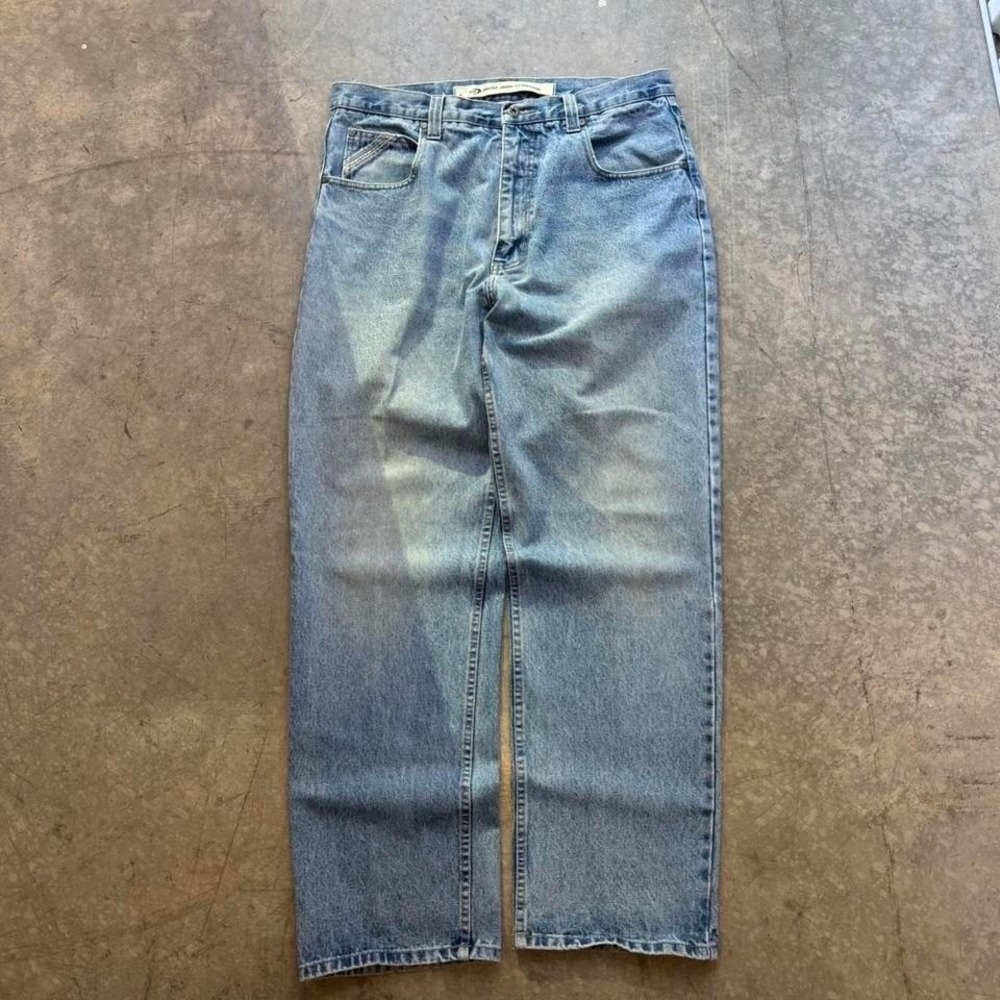 Vintage 90's Y2k Paco Jean Company 36x32 Light wash Skate Jeans 36x32